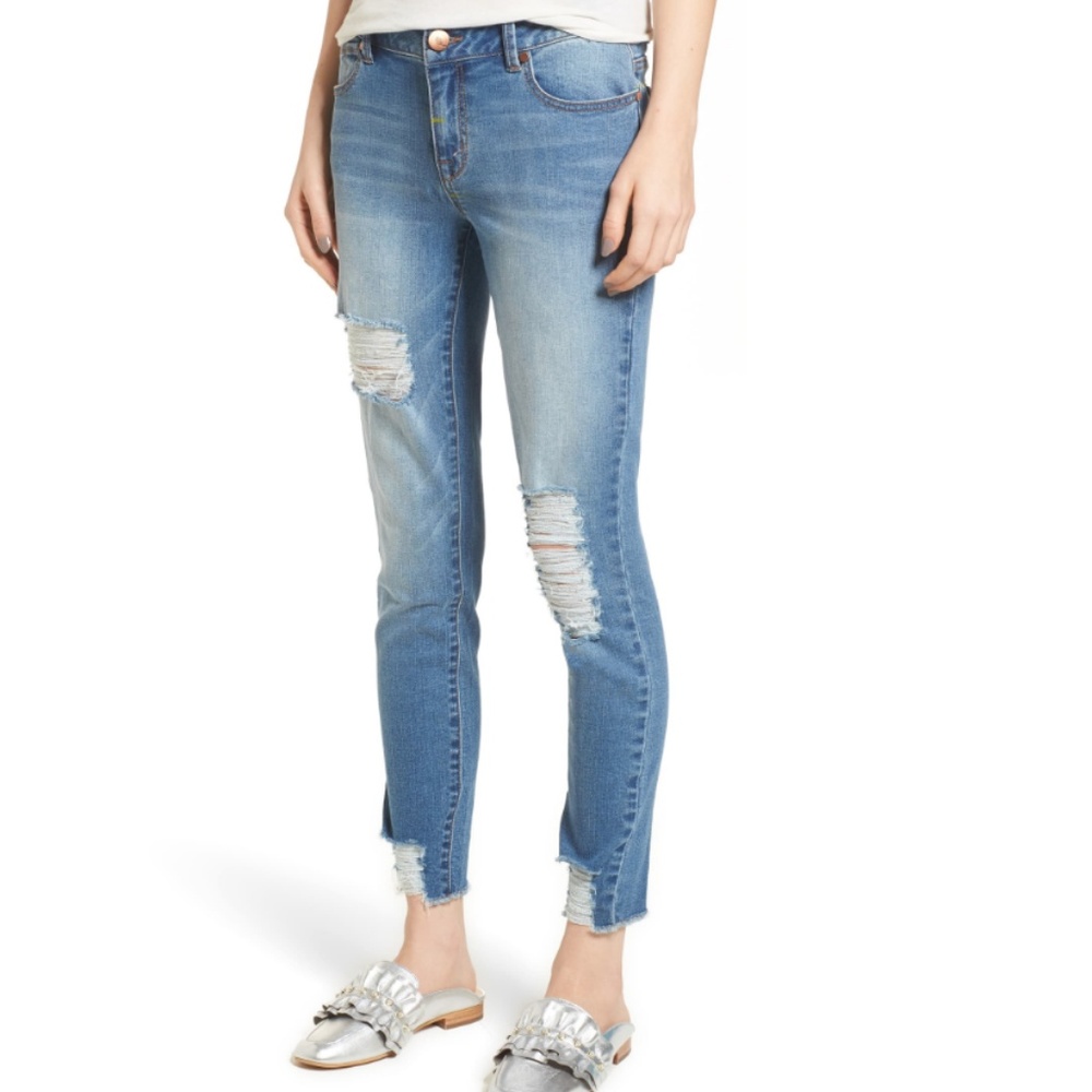 1822 DENIM Decon Ripped Skinny Jeans NWT